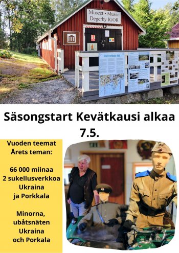 Vuoden teemat Årets teman 66 000 miinaa 2 sukellusverkkoa ja Porkkala Minorna ubåtsnäten och Porkala